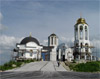 Два монастыря: Второ-Афонский Свято-Успенский Бештаугорский мужской монастырь и Свято-Георгиевский женский монастырь